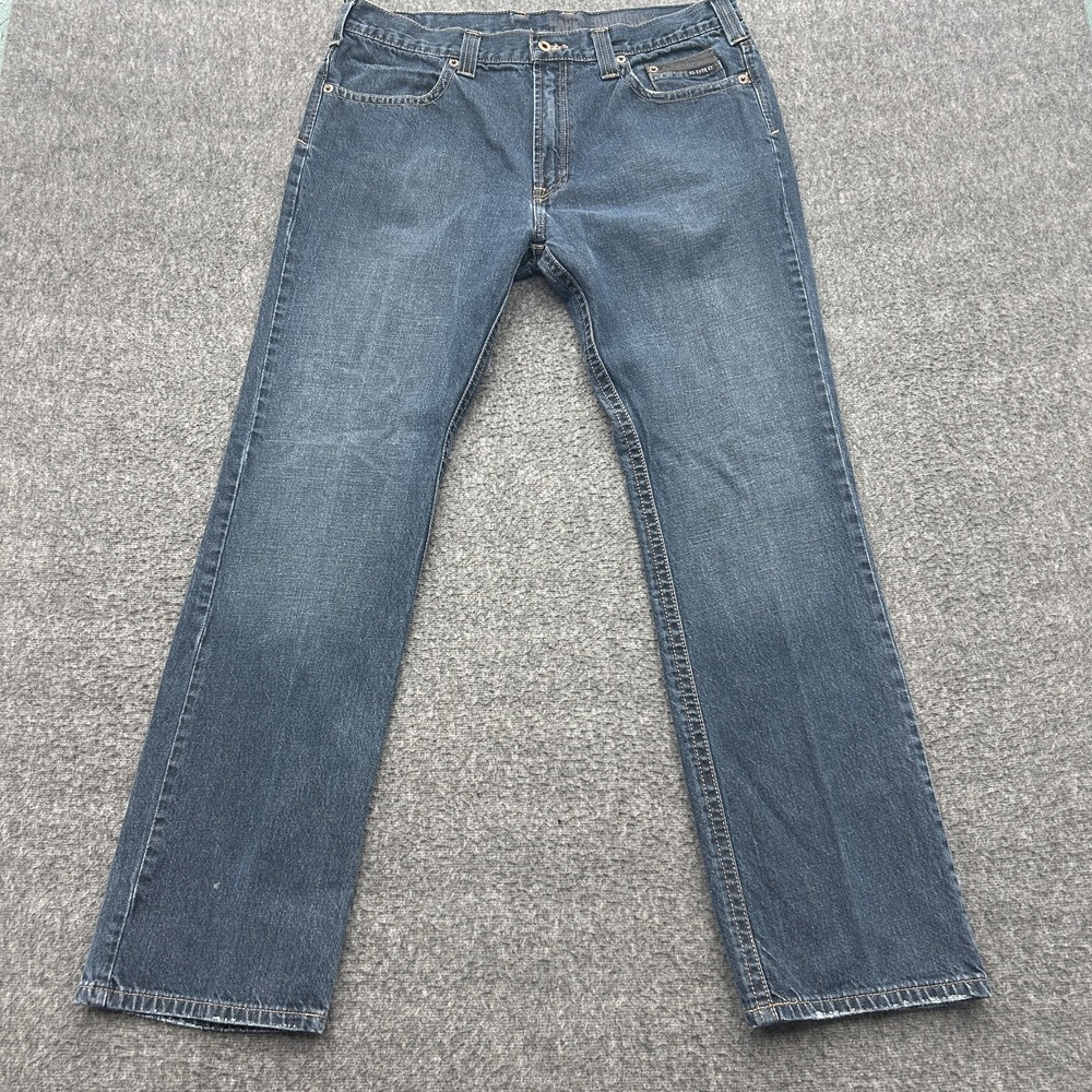 Harley Davidson Jeans Mens 34x32 Slim Straight Blue Denim 99033-13VM Black Label